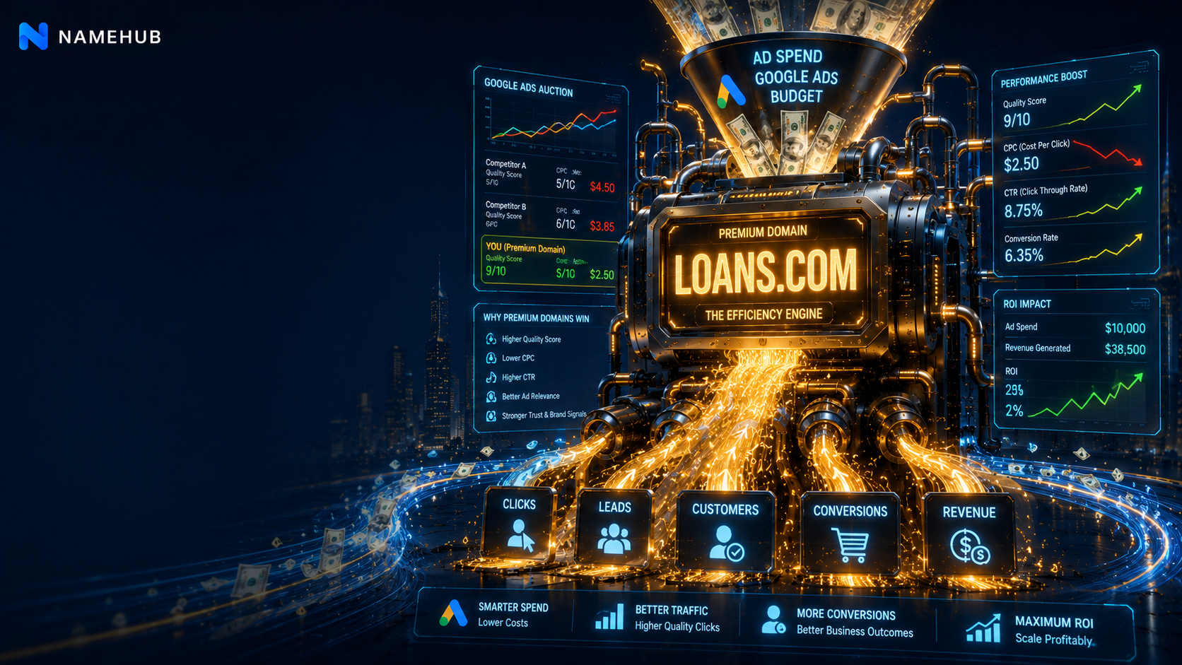 The Ad Spend Arbitrage: Why Category-Defining Domains Squeeze More Value Out of Google Ads